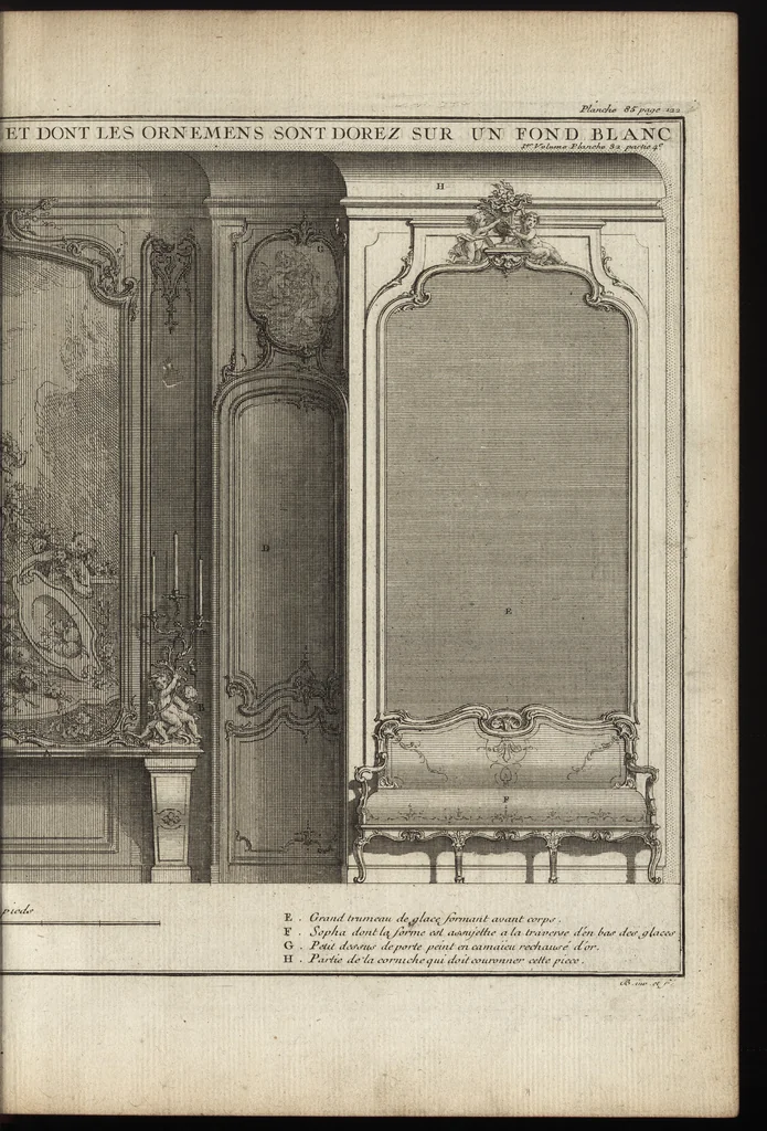 An illustration from De la distribution des maisons de plaisance, et de la decoration des edifices en general, 1737, leaf 330