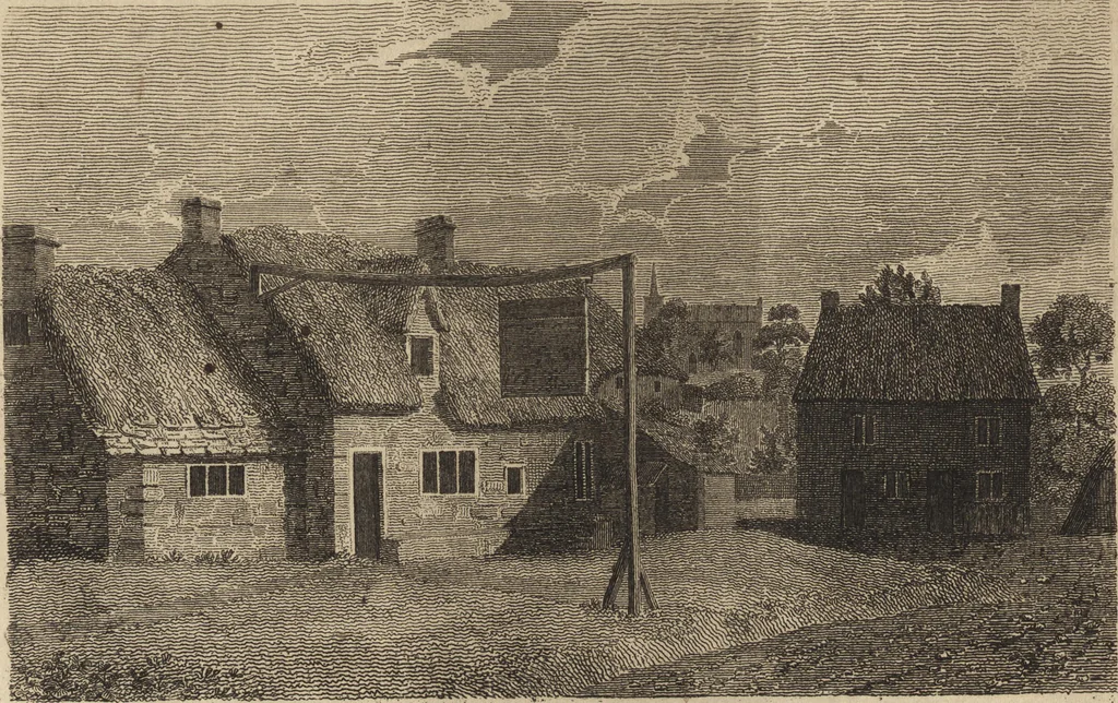 An illustration from The antiquaries museum : illustrating the antient architecture, painting, and sculpture of Great Britain, from the time of the Saxons to the introduction of the Grecian and Roman architecture by Inigo Jones in the reign of King James I., 1800, leaf 167