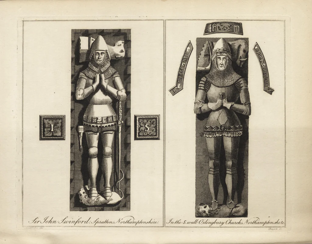 An illustration from The antiquaries museum : illustrating the antient architecture, painting, and sculpture of Great Britain, from the time of the Saxons to the introduction of the Grecian and Roman architecture by Inigo Jones in the reign of King James I., 1800, leaf 283