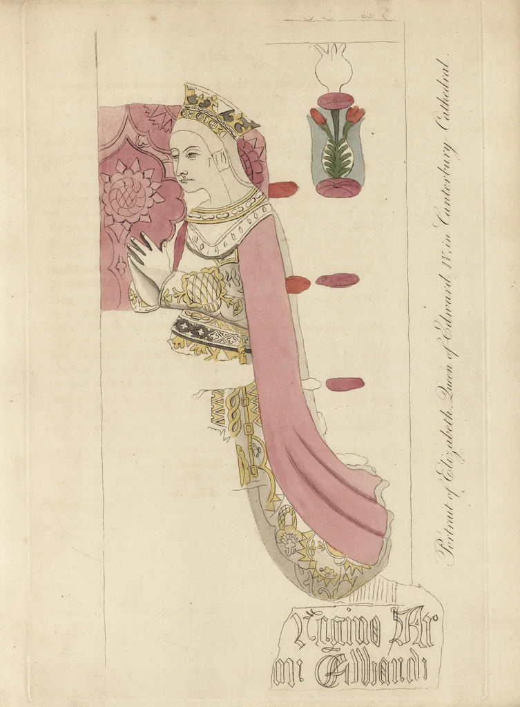 An illustration from The antiquaries museum : illustrating the antient architecture, painting, and sculpture of Great Britain, from the time of the Saxons to the introduction of the Grecian and Roman architecture by Inigo Jones in the reign of King James I., 1800, leaf 290