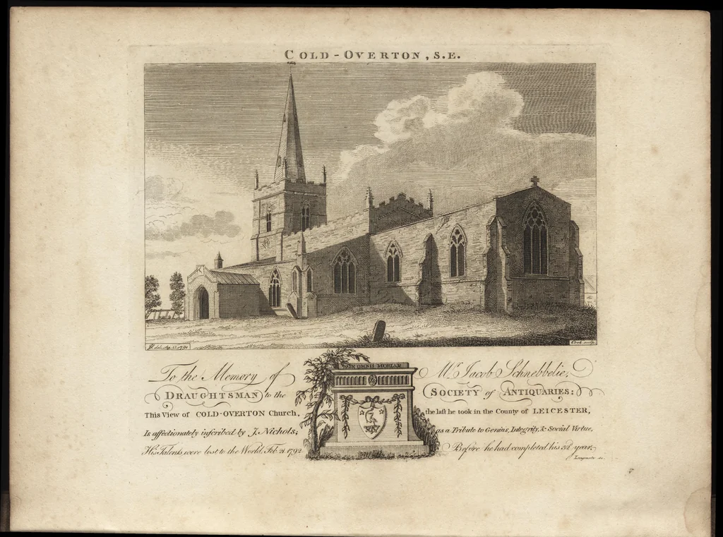 An illustration from The antiquaries museum : illustrating the antient architecture, painting, and sculpture of Great Britain, from the time of the Saxons to the introduction of the Grecian and Roman architecture by Inigo Jones in the reign of King James I., 1800, leaf 304
