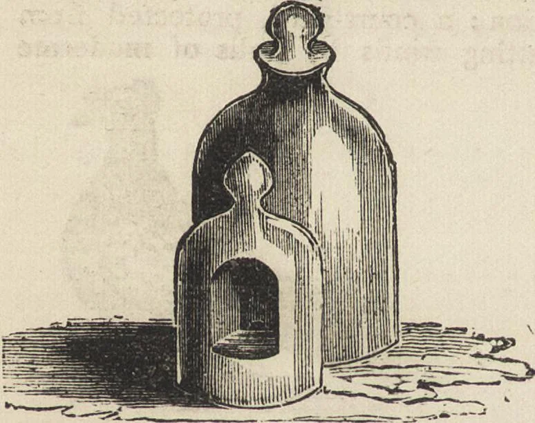 An illustration from Beeton's housewife's treasury of domestic information : comprising complete and practical instructions on the house and its furniture, artistic decoration economy, toilet, children, etiquette, domestic and fancy needlework, dressmaking and millinery, and all other household matters : with every requisite direction to secure the comfort, elegance, and prosperity of the home : a companion volume to "Mrs. Beeton's book of household management" : profusely illustrated, 1879, leaf 1061