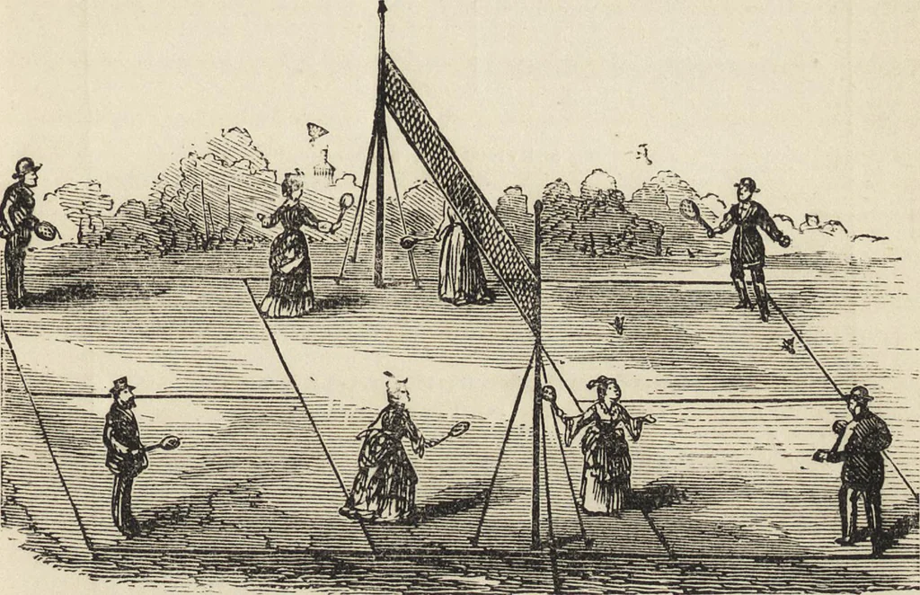An illustration from Beeton's housewife's treasury of domestic information : comprising complete and practical instructions on the house and its furniture, artistic decoration economy, toilet, children, etiquette, domestic and fancy needlework, dressmaking and millinery, and all other household matters : with every requisite direction to secure the comfort, elegance, and prosperity of the home : a companion volume to "Mrs. Beeton's book of household management" : profusely illustrated, 1879, leaf 1080