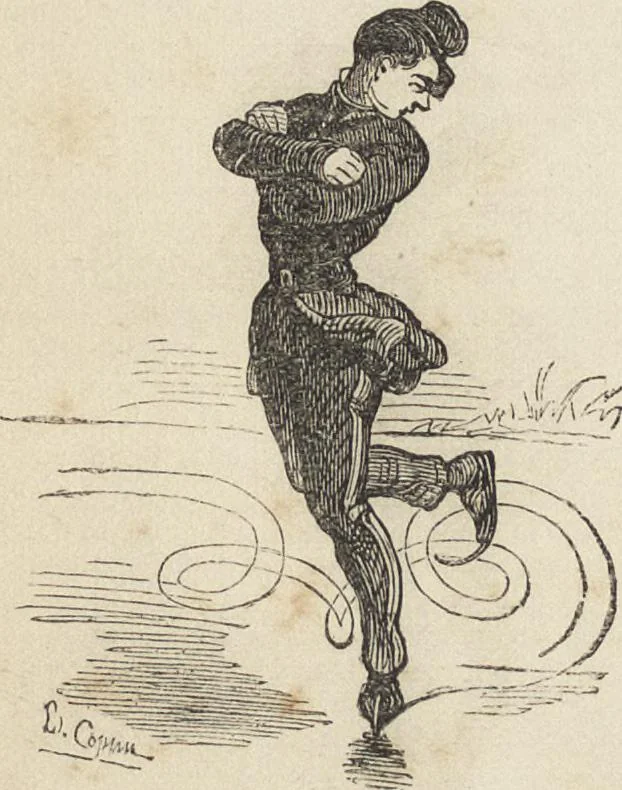 An illustration from Beeton's housewife's treasury of domestic information : comprising complete and practical instructions on the house and its furniture, artistic decoration economy, toilet, children, etiquette, domestic and fancy needlework, dressmaking and millinery, and all other household matters : with every requisite direction to secure the comfort, elegance, and prosperity of the home : a companion volume to "Mrs. Beeton's book of household management" : profusely illustrated, 1879, leaf 1109