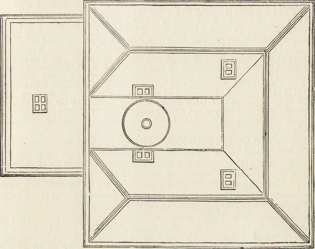 An illustration from Beeton's housewife's treasury of domestic information : comprising complete and practical instructions on the house and its furniture, artistic decoration economy, toilet, children, etiquette, domestic and fancy needlework, dressmaking and millinery, and all other household matters : with every requisite direction to secure the comfort, elegance, and prosperity of the home : a companion volume to "Mrs. Beeton's book of household management" : profusely illustrated, 1879, leaf 116