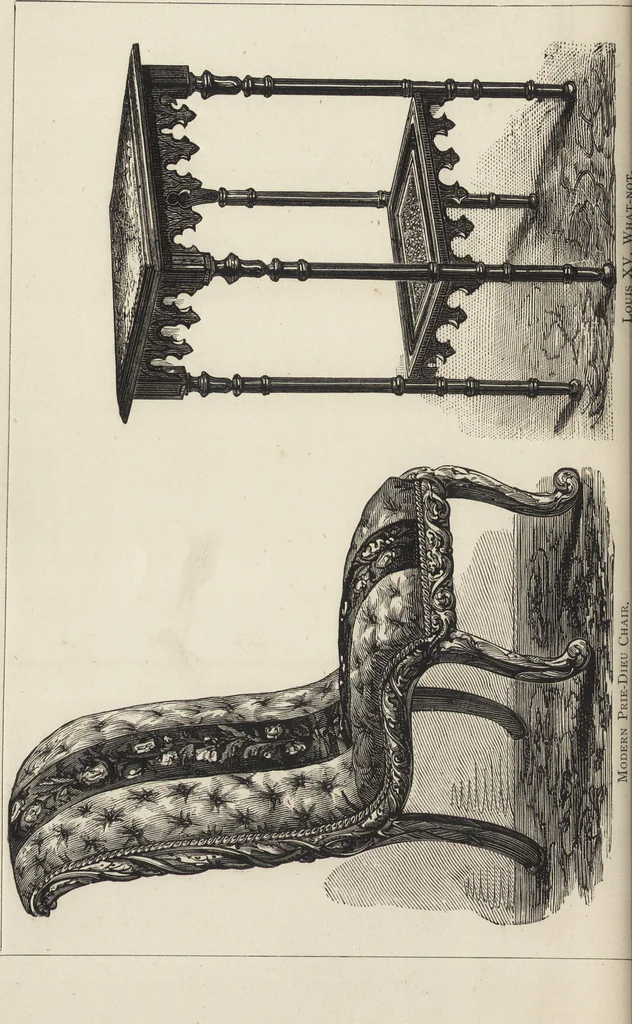 An illustration from Beeton's housewife's treasury of domestic information : comprising complete and practical instructions on the house and its furniture, artistic decoration economy, toilet, children, etiquette, domestic and fancy needlework, dressmaking and millinery, and all other household matters : with every requisite direction to secure the comfort, elegance, and prosperity of the home : a companion volume to "Mrs. Beeton's book of household management" : profusely illustrated, 1879, leaf 123