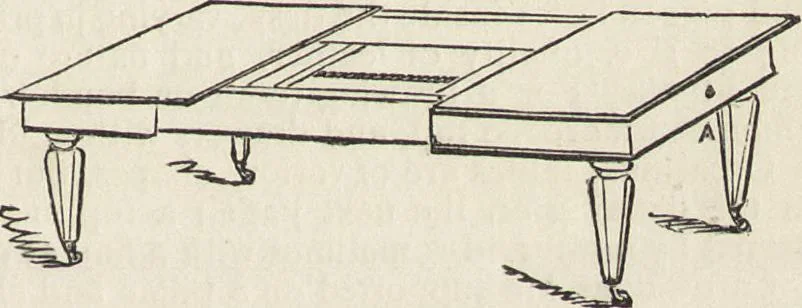 An illustration from Beeton's housewife's treasury of domestic information : comprising complete and practical instructions on the house and its furniture, artistic decoration economy, toilet, children, etiquette, domestic and fancy needlework, dressmaking and millinery, and all other household matters : with every requisite direction to secure the comfort, elegance, and prosperity of the home : a companion volume to "Mrs. Beeton's book of household management" : profusely illustrated, 1879, leaf 196