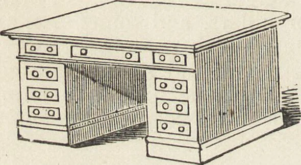 An illustration from Beeton's housewife's treasury of domestic information : comprising complete and practical instructions on the house and its furniture, artistic decoration economy, toilet, children, etiquette, domestic and fancy needlework, dressmaking and millinery, and all other household matters : with every requisite direction to secure the comfort, elegance, and prosperity of the home : a companion volume to "Mrs. Beeton's book of household management" : profusely illustrated, 1879, leaf 197
