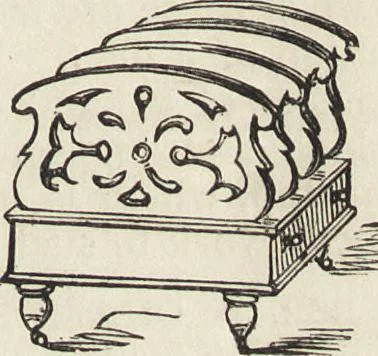 An illustration from Beeton's housewife's treasury of domestic information : comprising complete and practical instructions on the house and its furniture, artistic decoration economy, toilet, children, etiquette, domestic and fancy needlework, dressmaking and millinery, and all other household matters : with every requisite direction to secure the comfort, elegance, and prosperity of the home : a companion volume to "Mrs. Beeton's book of household management" : profusely illustrated, 1879, leaf 208