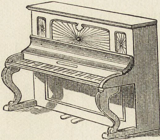 An illustration from Beeton's housewife's treasury of domestic information : comprising complete and practical instructions on the house and its furniture, artistic decoration economy, toilet, children, etiquette, domestic and fancy needlework, dressmaking and millinery, and all other household matters : with every requisite direction to secure the comfort, elegance, and prosperity of the home : a companion volume to "Mrs. Beeton's book of household management" : profusely illustrated, 1879, leaf 209