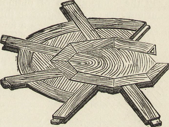 An illustration from Beeton's housewife's treasury of domestic information : comprising complete and practical instructions on the house and its furniture, artistic decoration economy, toilet, children, etiquette, domestic and fancy needlework, dressmaking and millinery, and all other household matters : with every requisite direction to secure the comfort, elegance, and prosperity of the home : a companion volume to "Mrs. Beeton's book of household management" : profusely illustrated, 1879, leaf 262