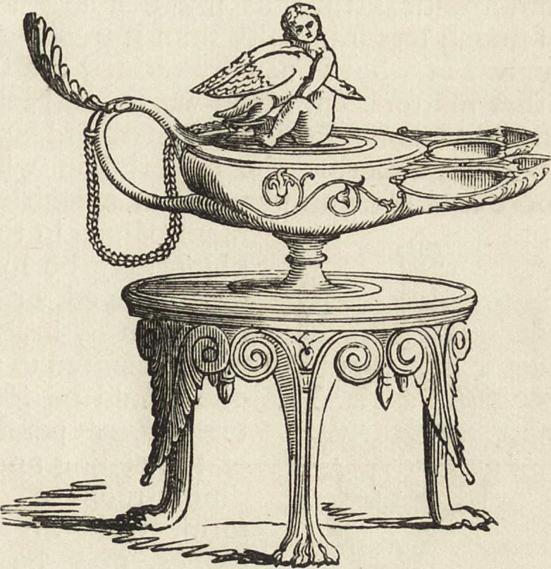 An illustration from Beeton's housewife's treasury of domestic information : comprising complete and practical instructions on the house and its furniture, artistic decoration economy, toilet, children, etiquette, domestic and fancy needlework, dressmaking and millinery, and all other household matters : with every requisite direction to secure the comfort, elegance, and prosperity of the home : a companion volume to "Mrs. Beeton's book of household management" : profusely illustrated, 1879, leaf 272