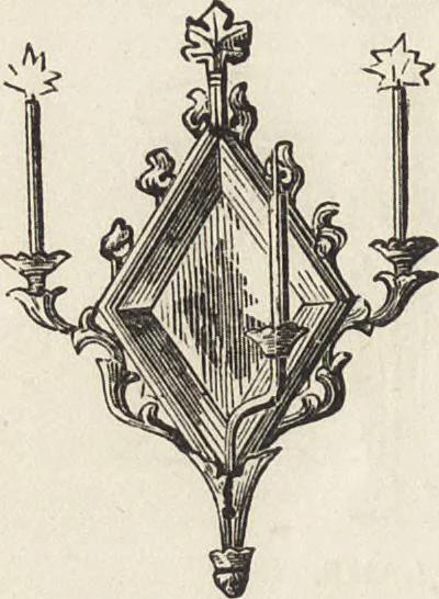An illustration from Beeton's housewife's treasury of domestic information : comprising complete and practical instructions on the house and its furniture, artistic decoration economy, toilet, children, etiquette, domestic and fancy needlework, dressmaking and millinery, and all other household matters : with every requisite direction to secure the comfort, elegance, and prosperity of the home : a companion volume to "Mrs. Beeton's book of household management" : profusely illustrated, 1879, leaf 273
