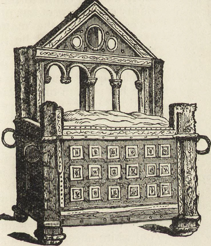 An illustration from Beeton's housewife's treasury of domestic information : comprising complete and practical instructions on the house and its furniture, artistic decoration economy, toilet, children, etiquette, domestic and fancy needlework, dressmaking and millinery, and all other household matters : with every requisite direction to secure the comfort, elegance, and prosperity of the home : a companion volume to "Mrs. Beeton's book of household management" : profusely illustrated, 1879, leaf 278