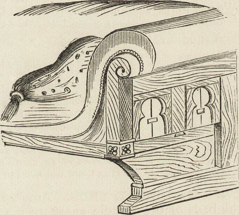 An illustration from Beeton's housewife's treasury of domestic information : comprising complete and practical instructions on the house and its furniture, artistic decoration economy, toilet, children, etiquette, domestic and fancy needlework, dressmaking and millinery, and all other household matters : with every requisite direction to secure the comfort, elegance, and prosperity of the home : a companion volume to "Mrs. Beeton's book of household management" : profusely illustrated, 1879, leaf 280
