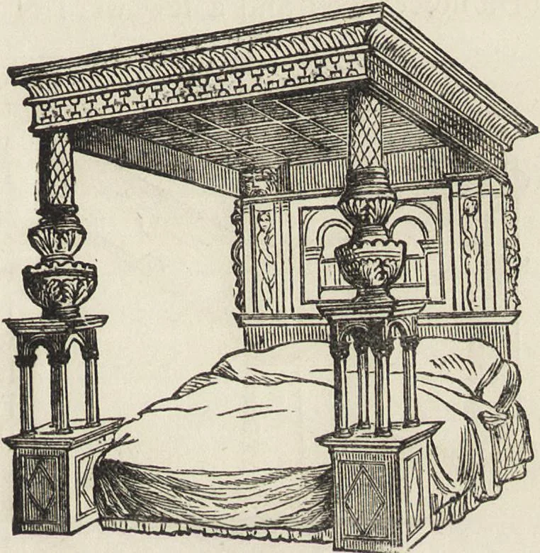 An illustration from Beeton's housewife's treasury of domestic information : comprising complete and practical instructions on the house and its furniture, artistic decoration economy, toilet, children, etiquette, domestic and fancy needlework, dressmaking and millinery, and all other household matters : with every requisite direction to secure the comfort, elegance, and prosperity of the home : a companion volume to "Mrs. Beeton's book of household management" : profusely illustrated, 1879, leaf 282