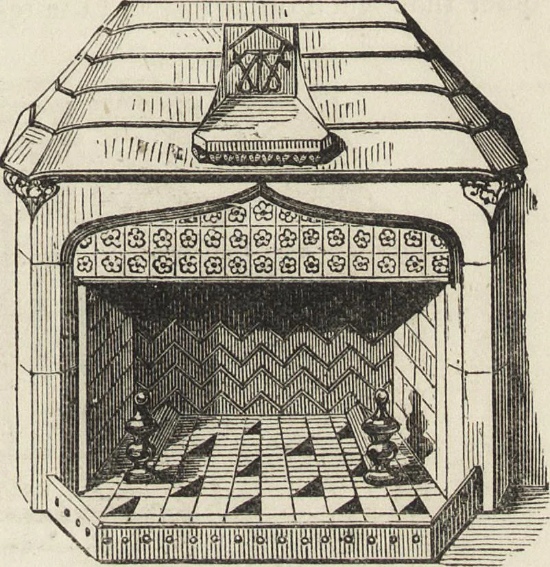 An illustration from Beeton's housewife's treasury of domestic information : comprising complete and practical instructions on the house and its furniture, artistic decoration economy, toilet, children, etiquette, domestic and fancy needlework, dressmaking and millinery, and all other household matters : with every requisite direction to secure the comfort, elegance, and prosperity of the home : a companion volume to "Mrs. Beeton's book of household management" : profusely illustrated, 1879, leaf 298