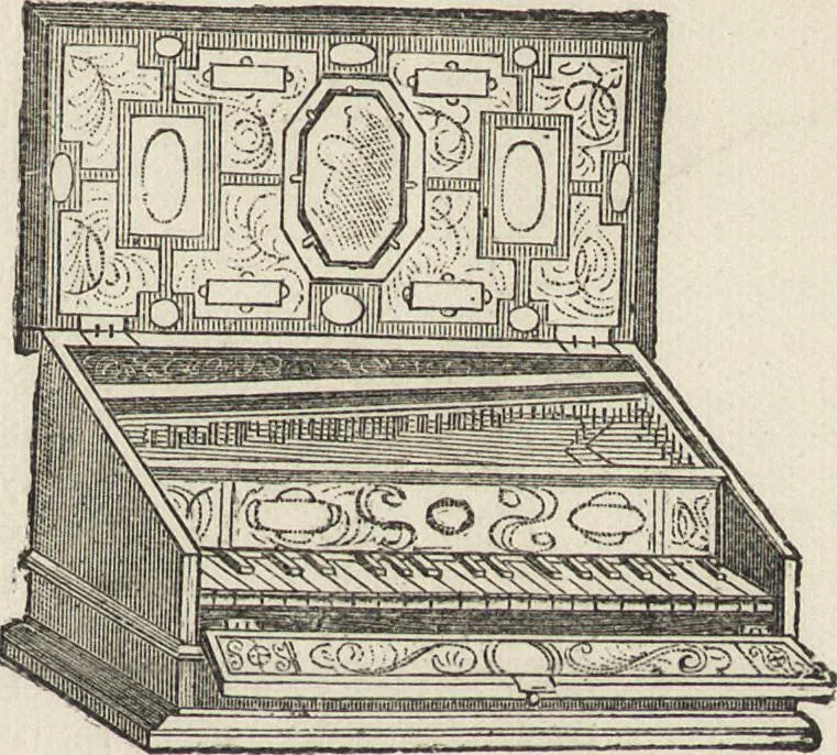 An illustration from Beeton's housewife's treasury of domestic information : comprising complete and practical instructions on the house and its furniture, artistic decoration economy, toilet, children, etiquette, domestic and fancy needlework, dressmaking and millinery, and all other household matters : with every requisite direction to secure the comfort, elegance, and prosperity of the home : a companion volume to "Mrs. Beeton's book of household management" : profusely illustrated, 1879, leaf 322