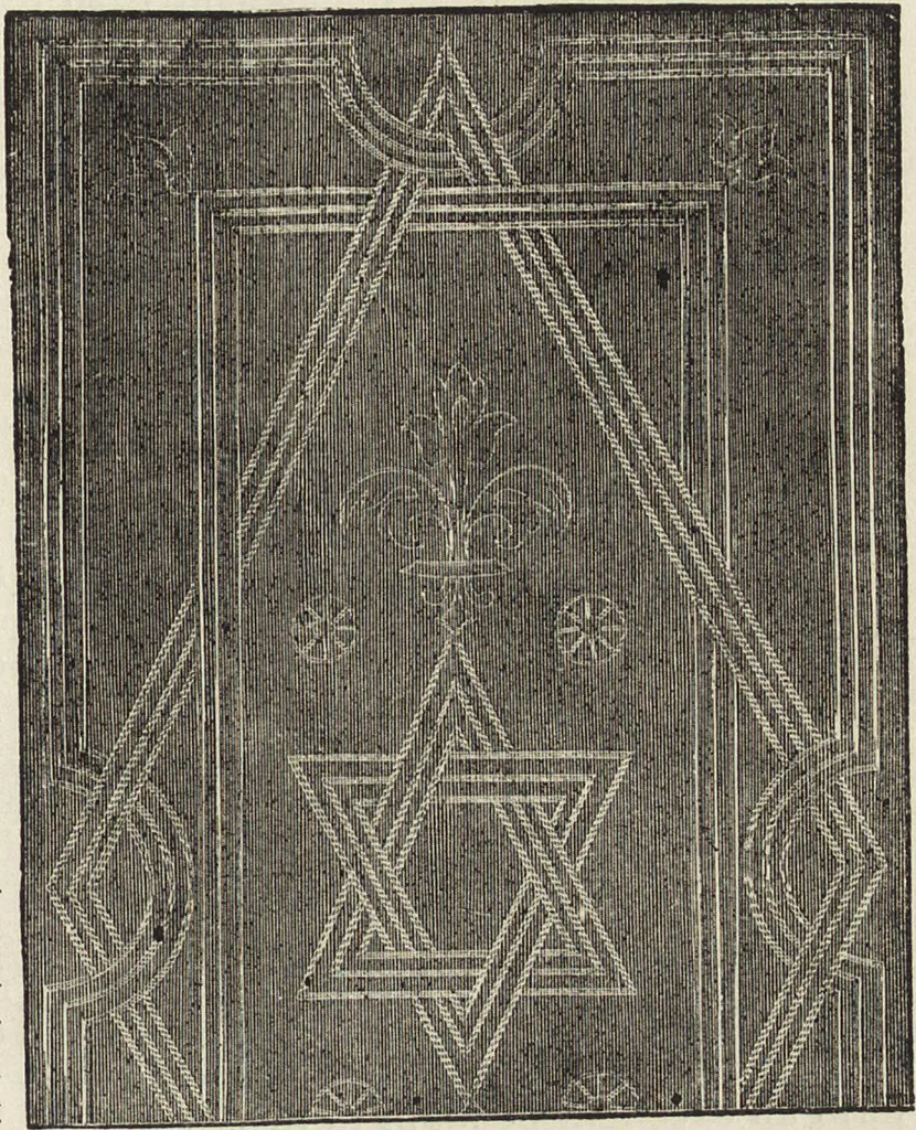 An illustration from Beeton's housewife's treasury of domestic information : comprising complete and practical instructions on the house and its furniture, artistic decoration economy, toilet, children, etiquette, domestic and fancy needlework, dressmaking and millinery, and all other household matters : with every requisite direction to secure the comfort, elegance, and prosperity of the home : a companion volume to "Mrs. Beeton's book of household management" : profusely illustrated, 1879, leaf 328