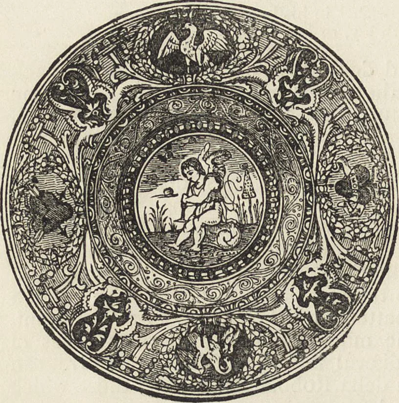 An illustration from Beeton's housewife's treasury of domestic information : comprising complete and practical instructions on the house and its furniture, artistic decoration economy, toilet, children, etiquette, domestic and fancy needlework, dressmaking and millinery, and all other household matters : with every requisite direction to secure the comfort, elegance, and prosperity of the home : a companion volume to "Mrs. Beeton's book of household management" : profusely illustrated, 1879, leaf 335