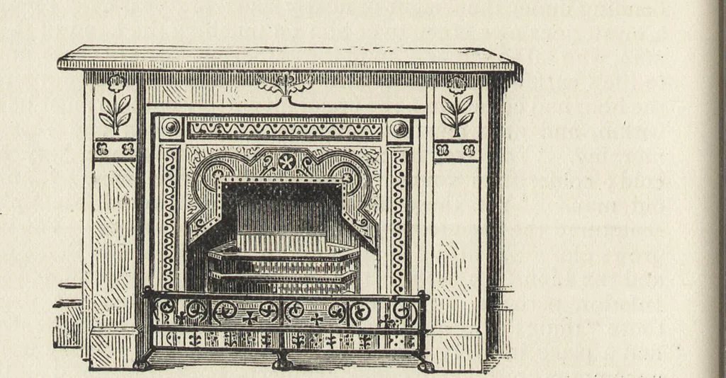 An illustration from Beeton's housewife's treasury of domestic information : comprising complete and practical instructions on the house and its furniture, artistic decoration economy, toilet, children, etiquette, domestic and fancy needlework, dressmaking and millinery, and all other household matters : with every requisite direction to secure the comfort, elegance, and prosperity of the home : a companion volume to "Mrs. Beeton's book of household management" : profusely illustrated, 1879, leaf 341
