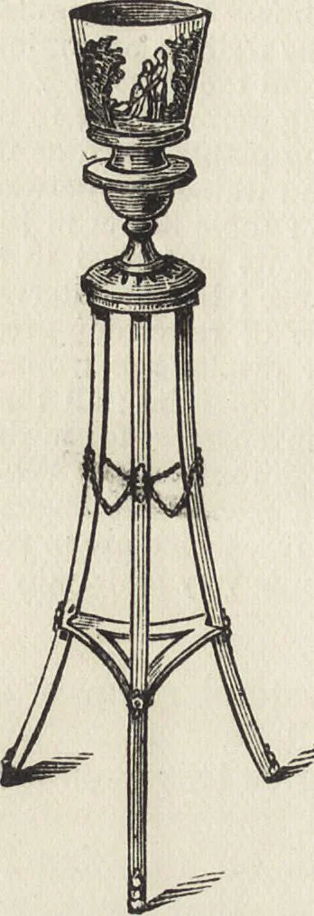 An illustration from Beeton's housewife's treasury of domestic information : comprising complete and practical instructions on the house and its furniture, artistic decoration economy, toilet, children, etiquette, domestic and fancy needlework, dressmaking and millinery, and all other household matters : with every requisite direction to secure the comfort, elegance, and prosperity of the home : a companion volume to "Mrs. Beeton's book of household management" : profusely illustrated, 1879, leaf 345