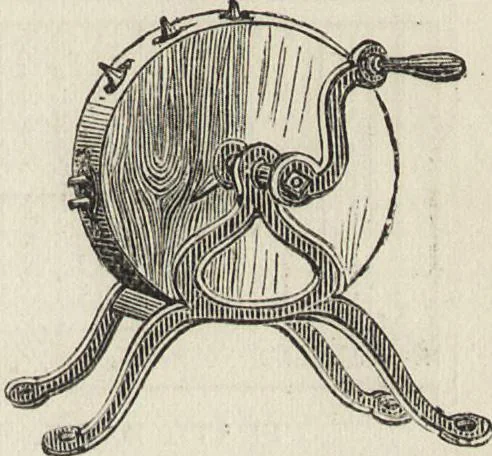 An illustration from Beeton's housewife's treasury of domestic information : comprising complete and practical instructions on the house and its furniture, artistic decoration economy, toilet, children, etiquette, domestic and fancy needlework, dressmaking and millinery, and all other household matters : with every requisite direction to secure the comfort, elegance, and prosperity of the home : a companion volume to "Mrs. Beeton's book of household management" : profusely illustrated, 1879, leaf 358