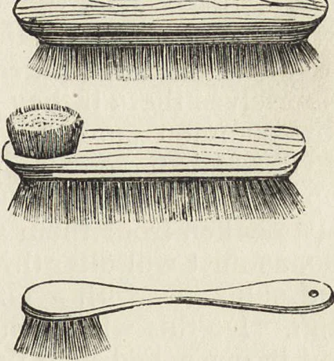 An illustration from Beeton's housewife's treasury of domestic information : comprising complete and practical instructions on the house and its furniture, artistic decoration economy, toilet, children, etiquette, domestic and fancy needlework, dressmaking and millinery, and all other household matters : with every requisite direction to secure the comfort, elegance, and prosperity of the home : a companion volume to "Mrs. Beeton's book of household management" : profusely illustrated, 1879, leaf 364
