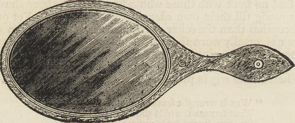 An illustration from Beeton's housewife's treasury of domestic information : comprising complete and practical instructions on the house and its furniture, artistic decoration economy, toilet, children, etiquette, domestic and fancy needlework, dressmaking and millinery, and all other household matters : with every requisite direction to secure the comfort, elegance, and prosperity of the home : a companion volume to "Mrs. Beeton's book of household management" : profusely illustrated, 1879, leaf 587