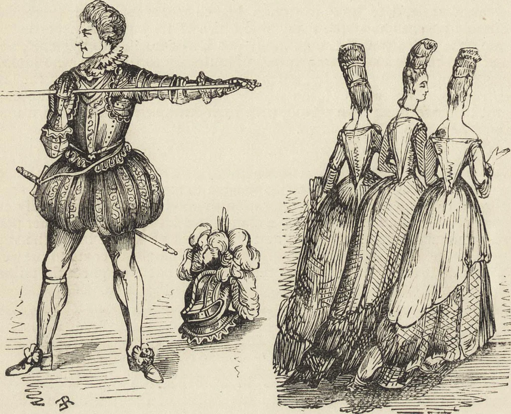 An illustration from Beeton's housewife's treasury of domestic information : comprising complete and practical instructions on the house and its furniture, artistic decoration economy, toilet, children, etiquette, domestic and fancy needlework, dressmaking and millinery, and all other household matters : with every requisite direction to secure the comfort, elegance, and prosperity of the home : a companion volume to "Mrs. Beeton's book of household management" : profusely illustrated, 1879, leaf 639