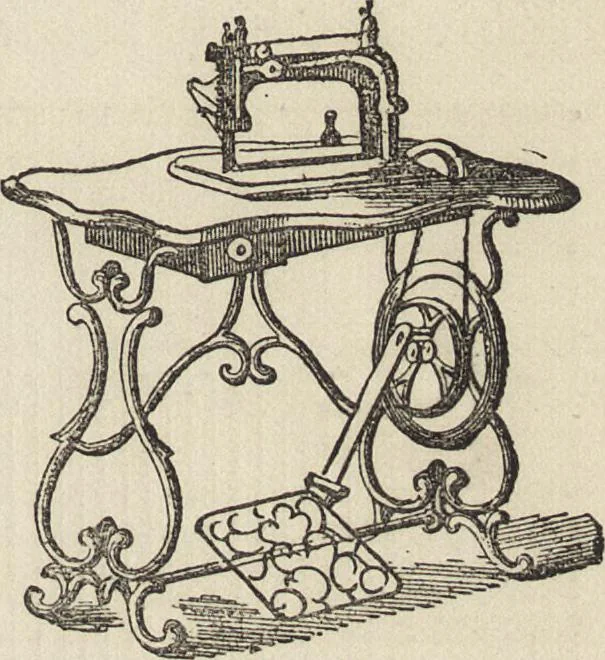 An illustration from Beeton's housewife's treasury of domestic information : comprising complete and practical instructions on the house and its furniture, artistic decoration economy, toilet, children, etiquette, domestic and fancy needlework, dressmaking and millinery, and all other household matters : with every requisite direction to secure the comfort, elegance, and prosperity of the home : a companion volume to "Mrs. Beeton's book of household management" : profusely illustrated, 1879, leaf 820