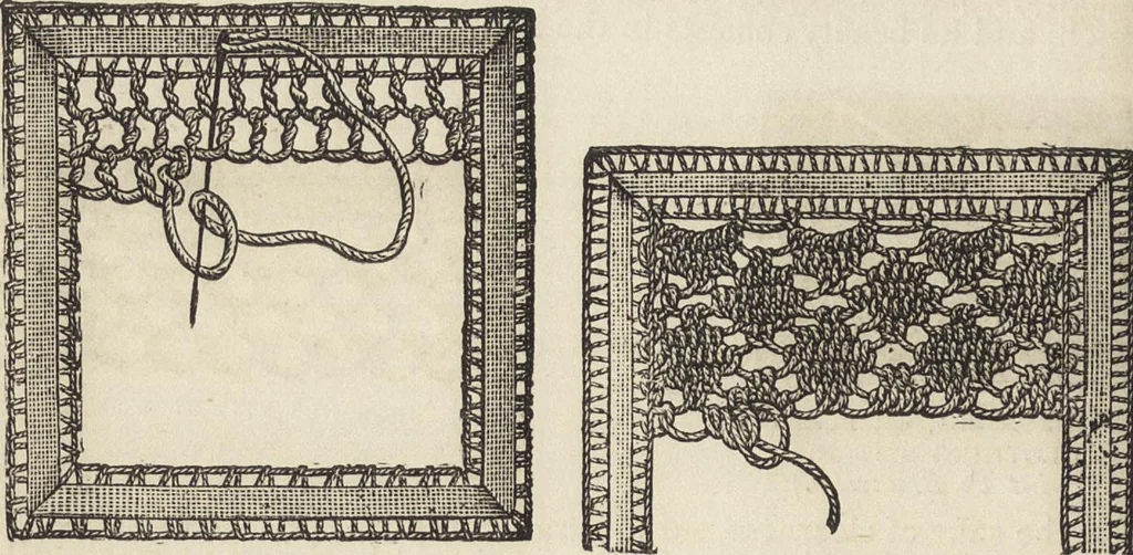 An illustration from Beeton's housewife's treasury of domestic information : comprising complete and practical instructions on the house and its furniture, artistic decoration economy, toilet, children, etiquette, domestic and fancy needlework, dressmaking and millinery, and all other household matters : with every requisite direction to secure the comfort, elegance, and prosperity of the home : a companion volume to "Mrs. Beeton's book of household management" : profusely illustrated, 1879, leaf 899