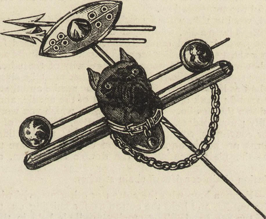 An illustration from Beeton's housewife's treasury of domestic information : comprising complete and practical instructions on the house and its furniture, artistic decoration economy, toilet, children, etiquette, domestic and fancy needlework, dressmaking and millinery, and all other household matters : with every requisite direction to secure the comfort, elegance, and prosperity of the home : a companion volume to "Mrs. Beeton's book of household management" : profusely illustrated, 1879, leaf 920