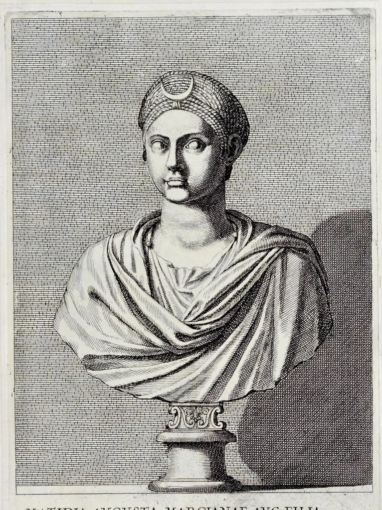 An illustration from Villa Pamphilia : eiusque palatium, cum suis prospectibus, statuae, fontes, vivaria, theatra, areolae, plantarum, viarumque ordines, cum eiusdem villae absoluta delineatione, 1650, leaf 134