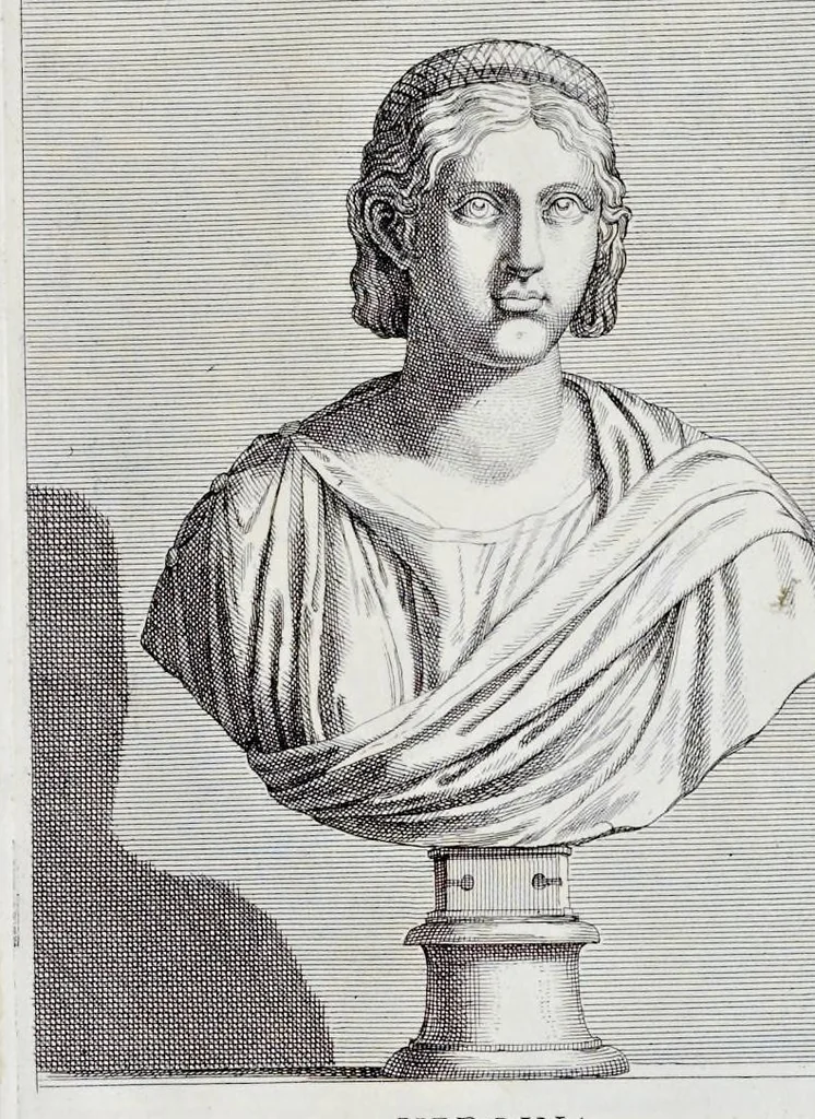 An illustration from Villa Pamphilia : eiusque palatium, cum suis prospectibus, statuae, fontes, vivaria, theatra, areolae, plantarum, viarumque ordines, cum eiusdem villae absoluta delineatione, 1650, leaf 140