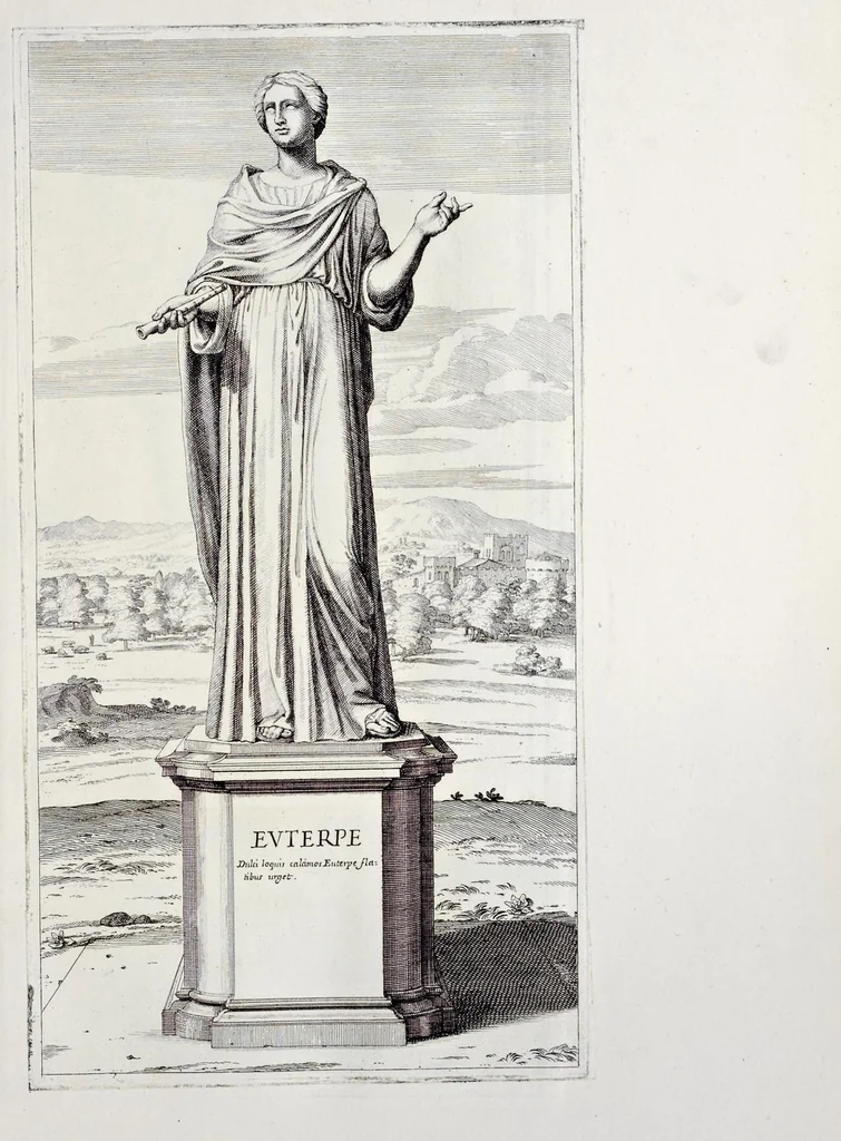 An illustration from Villa Pamphilia : eiusque palatium, cum suis prospectibus, statuae, fontes, vivaria, theatra, areolae, plantarum, viarumque ordines, cum eiusdem villae absoluta delineatione, 1650, leaf 60