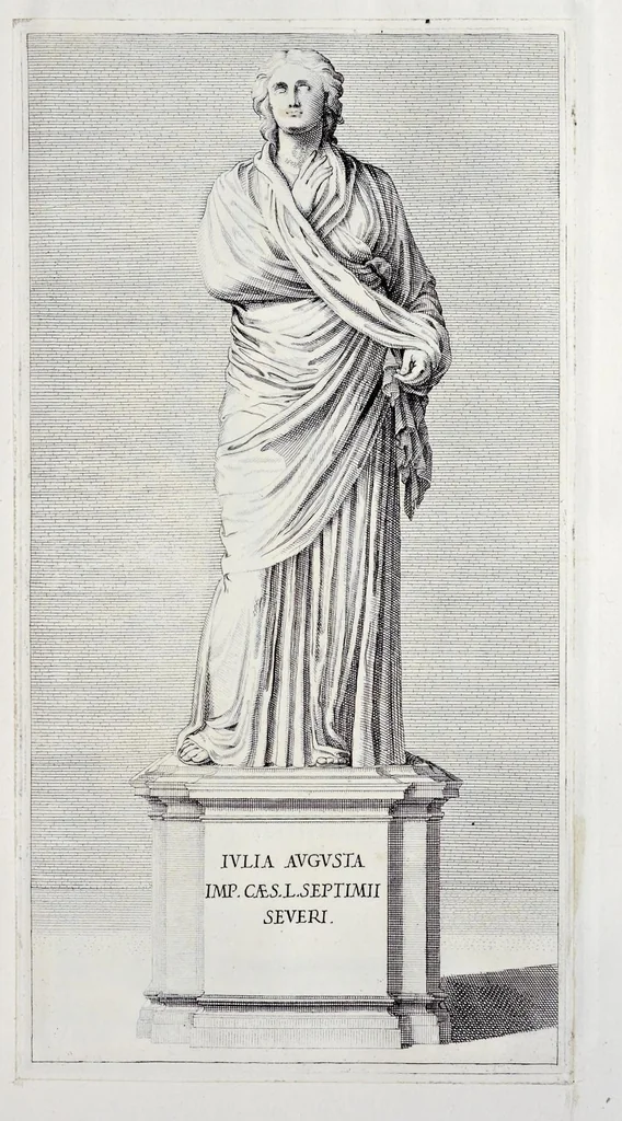 An illustration from Villa Pamphilia : eiusque palatium, cum suis prospectibus, statuae, fontes, vivaria, theatra, areolae, plantarum, viarumque ordines, cum eiusdem villae absoluta delineatione, 1650, leaf 74