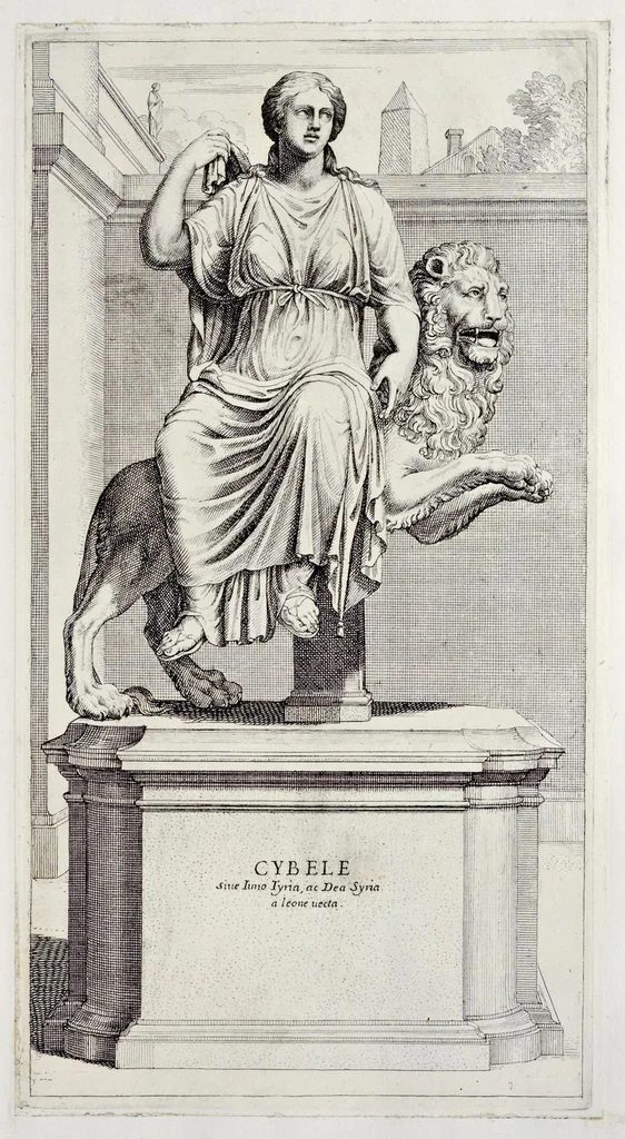 An illustration from Villa Pamphilia : eiusque palatium, cum suis prospectibus, statuae, fontes, vivaria, theatra, areolae, plantarum, viarumque ordines, cum eiusdem villae absoluta delineatione, 1650, leaf 80