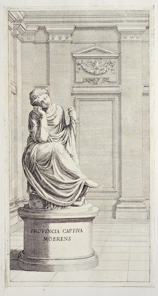 An illustration from Villa Pamphilia : eiusque palatium, cum suis prospectibus, statuae, fontes, vivaria, theatra, areolae, plantarum, viarumque ordines, cum eiusdem villae absoluta delineatione, 1650, leaf 88
