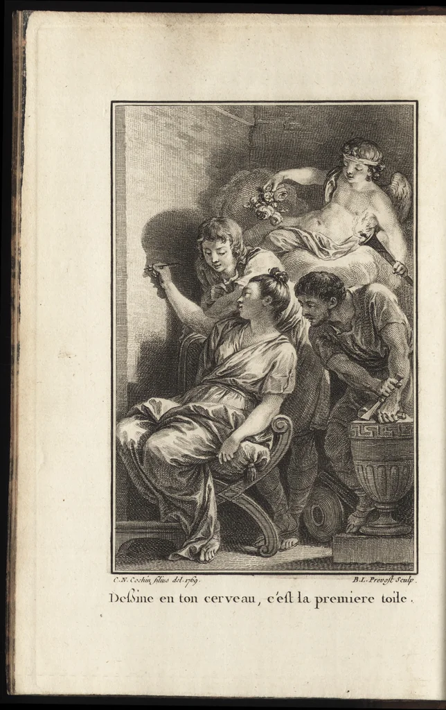 An illustration from La peinture : poëme en trois chants, 1769, leaf 17