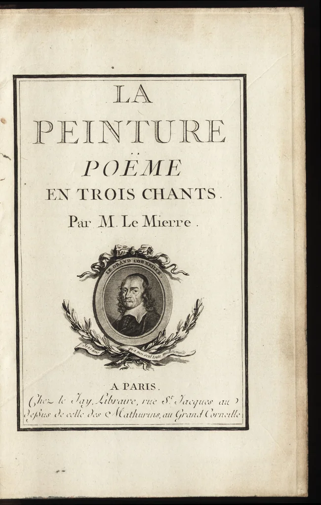 An illustration from La peinture : poëme en trois chants, 1769, leaf 4