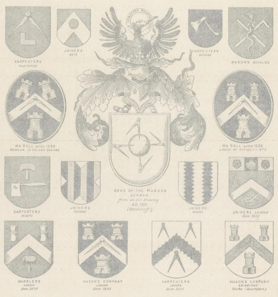An illustration from The history of freemasonry : its antiquities, symbols, constitutions, customs, etc., derived from official sources throughout the world, 1884, leaf 345