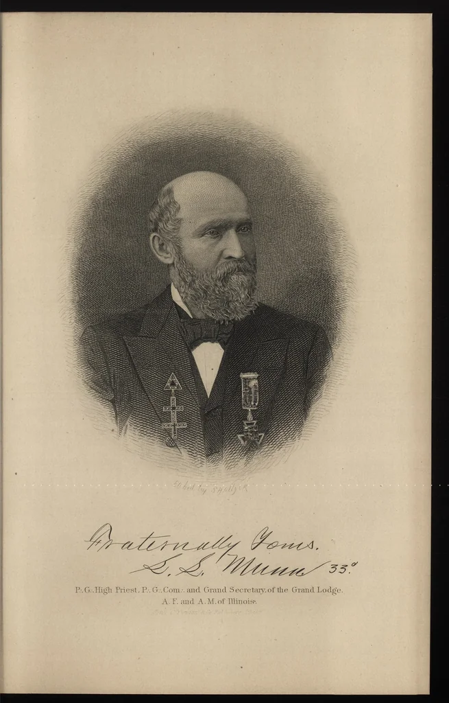 An illustration from The history of freemasonry : its antiquities, symbols, constitutions, customs, etc., derived from official sources throughout the world, 1884, leaf 92