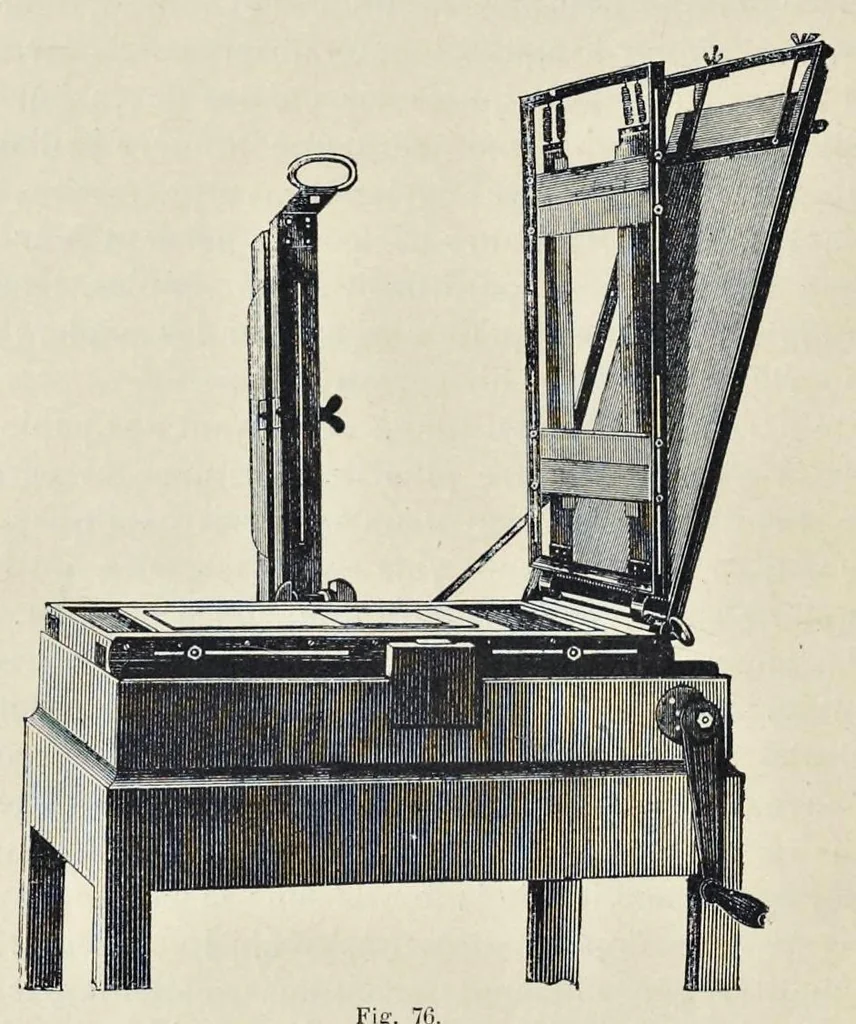 An illustration from La chromolithographie et la photochromolithographie, 1897, leaf 213