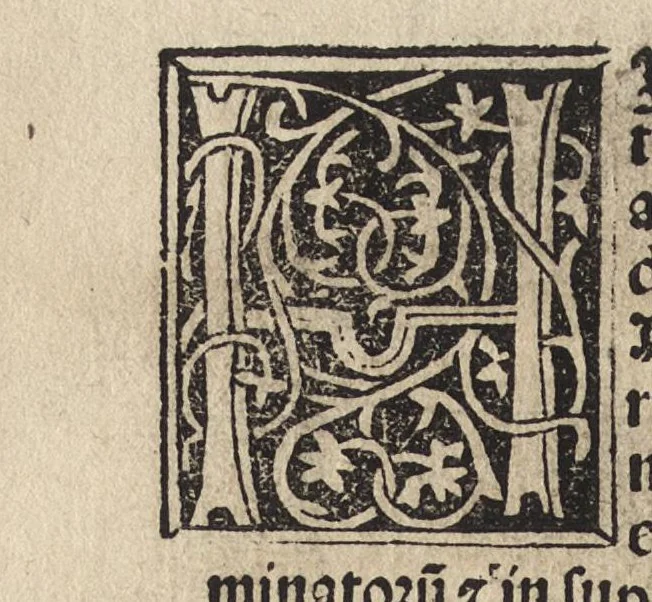 An illustration from Methodius primũ olympiade : et postea Tyrii ciuitatum episcopus. ... multa edidit documẽta et presertim de mundi creatione eidem in carcere reuelata .., leaf 65