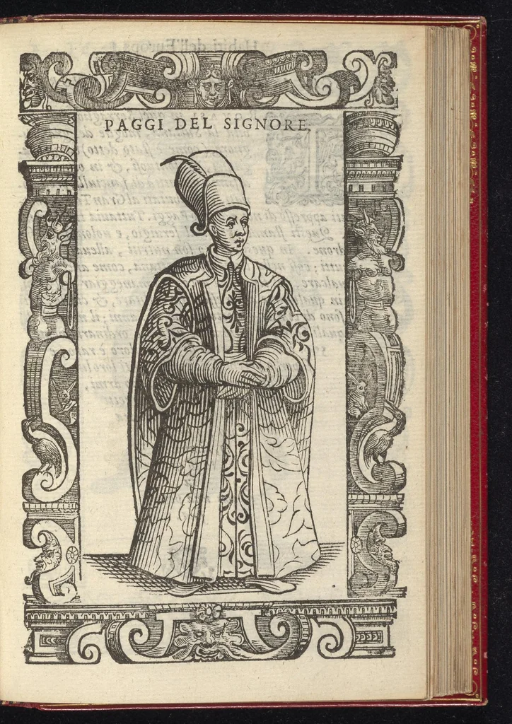 An illustration from De gli habiti antichi et moderni di diuerse parti del mondo libri dve, 1590, leaf 850