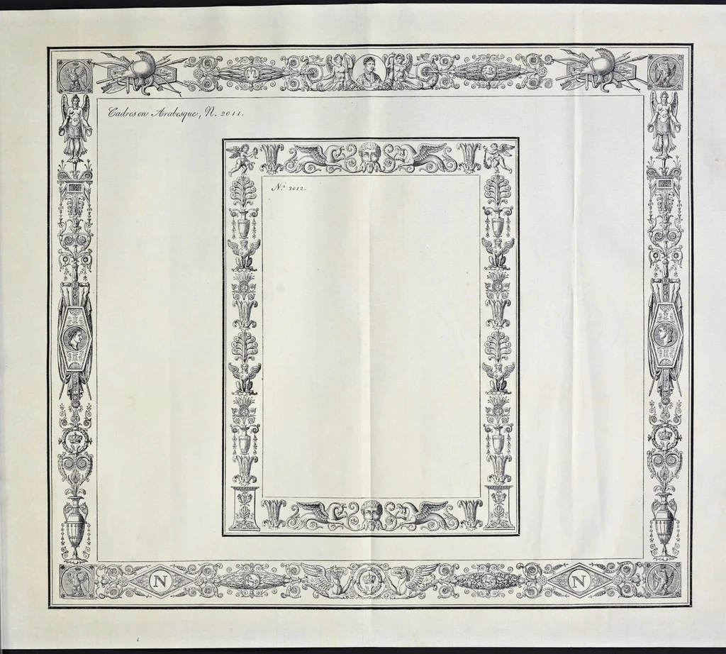 An illustration from Recueil des divers caractères, vignettes et ornemens de la fonderie et imprimerie de J.G. Gillé, 1808, leaf 220
