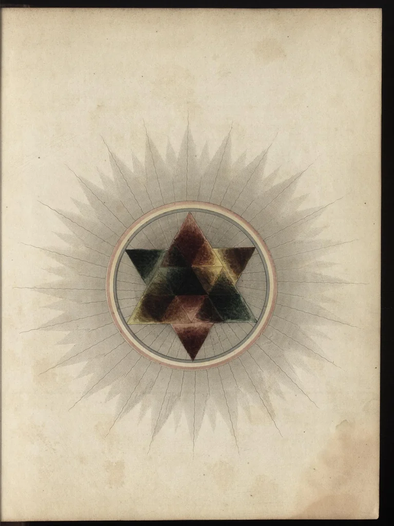 An illustration from Chromatics, or, An essay on the analogy and harmony of colours, 1817, leaf 40