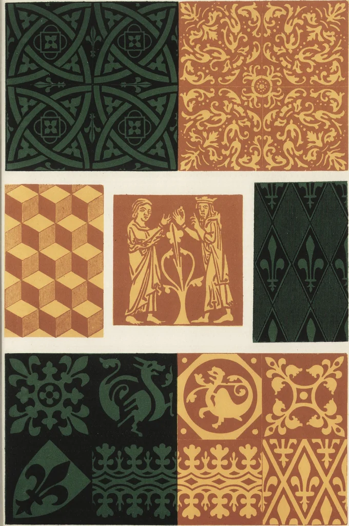 An illustration from The arts in the middle ages, and at the period of the renaissance, 1870, leaf 102