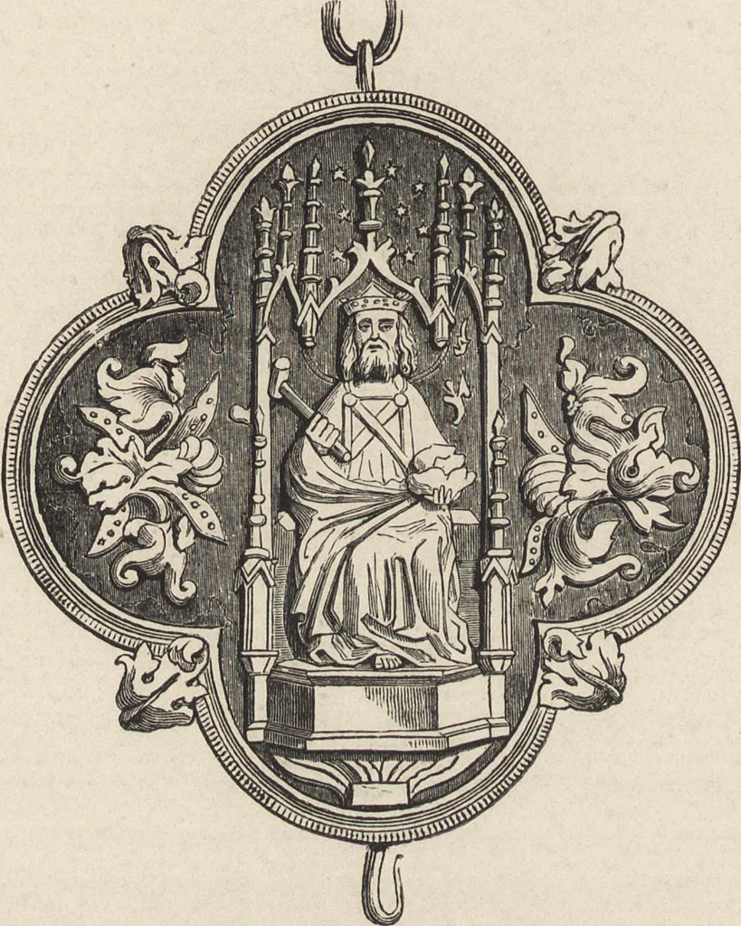 An illustration from The arts in the middle ages, and at the period of the renaissance, 1870, leaf 205
